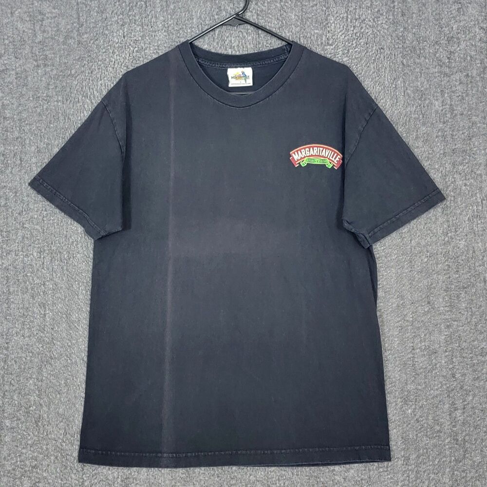 Vintage Jimmy Buffett Margaritaville T-Shirt Mens Large Black Imported Tequila - Picture 3 of 10